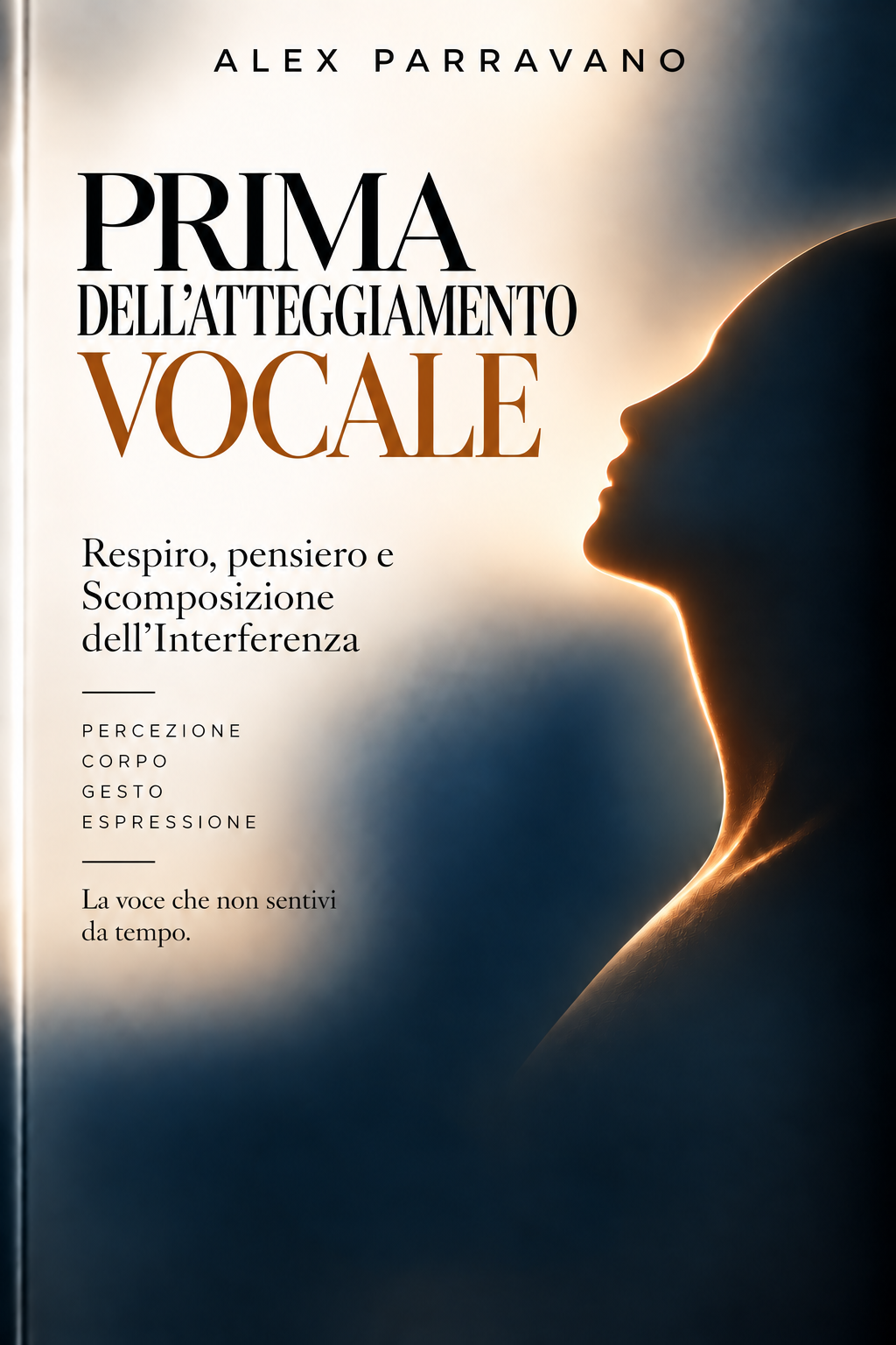 Anteprima visiva del progetto editoriale Prima dell’atteggiamento vocale di Alex Parravano